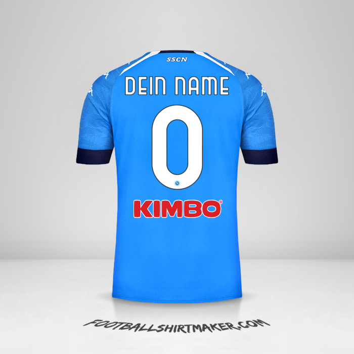 Trikot SSC Napoli 2020/21 -  dein name - 0