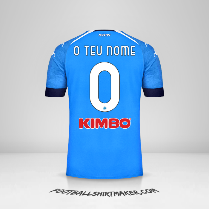 Camisola SSC Napoli 2020/21 -  o teu nome - 0