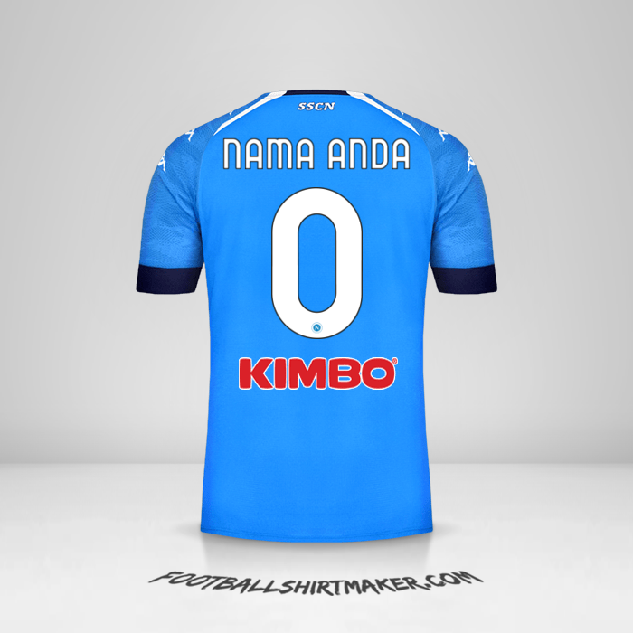 Jersey SSC Napoli 2020/21 -  nama anda - 0