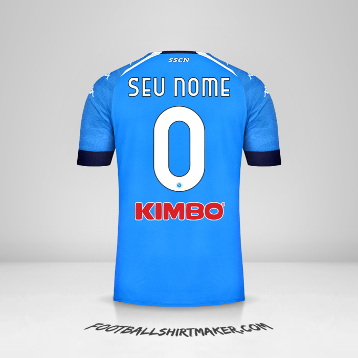 Camisa SSC Napoli 2020/21 -  seu nome - 0