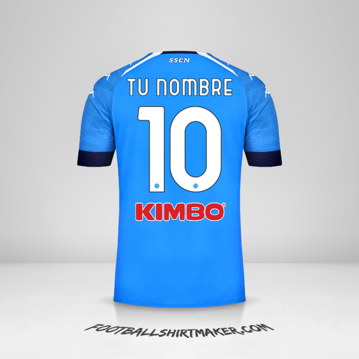 Camiseta SSC Napoli 2020/21 número 10 tu nombre