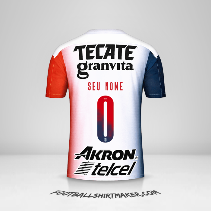 Camisa Guadalajara 2020/21 II -  seu nome - 0