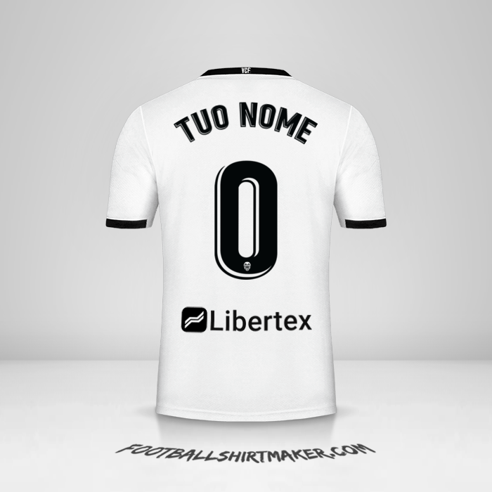 Maglia Valencia CF 2020/21 -  tuo nome - 0