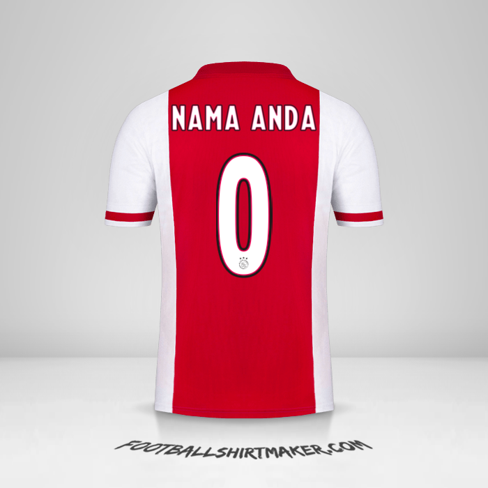 Jersey AFC Ajax 2020/21 -  nama anda - 0