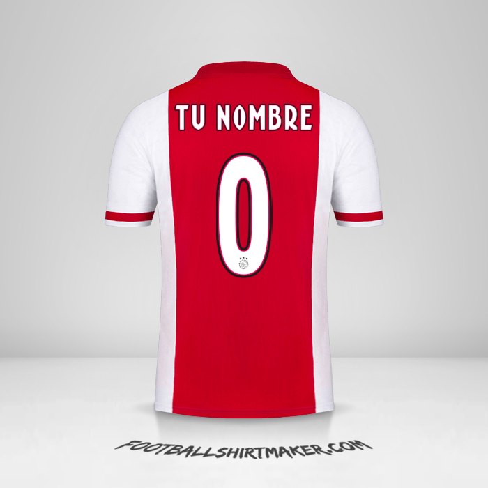 Jersey AFC Ajax 2020/21 -  tu nombre - 0