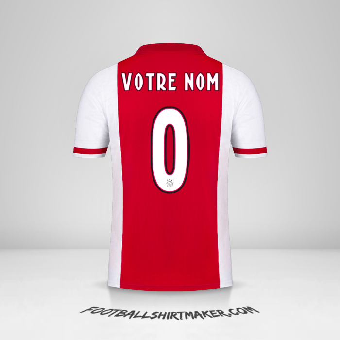 Maillot AFC Ajax 2020/21 -  votre nom - 0