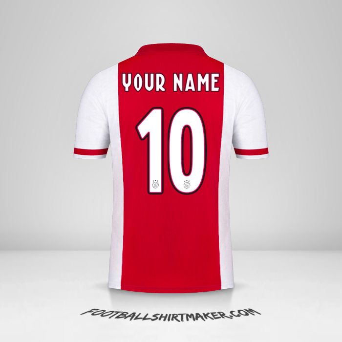 AFC Ajax 2020/21 shirt number 10 your name