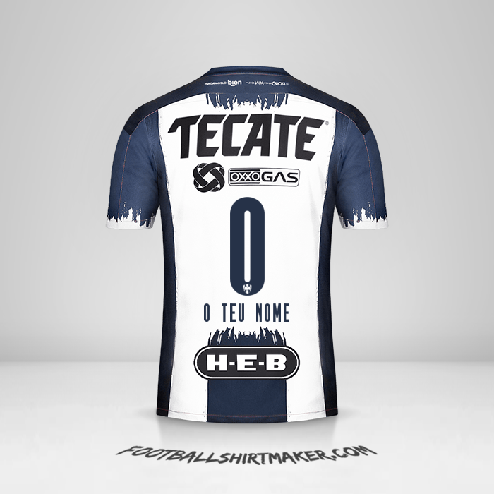 Camisola Monterrey 2020/21 -  o teu nome - 0