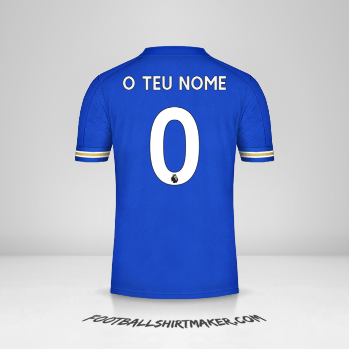 Camisola Leicester City FC 2020/21 -  o teu nome - 0