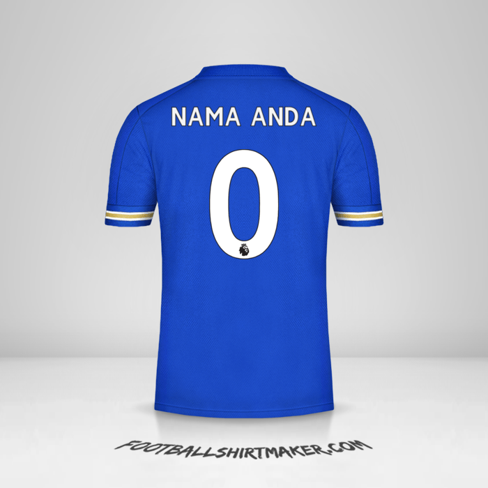 Jersey Leicester City FC 2020/21 -  nama anda - 0