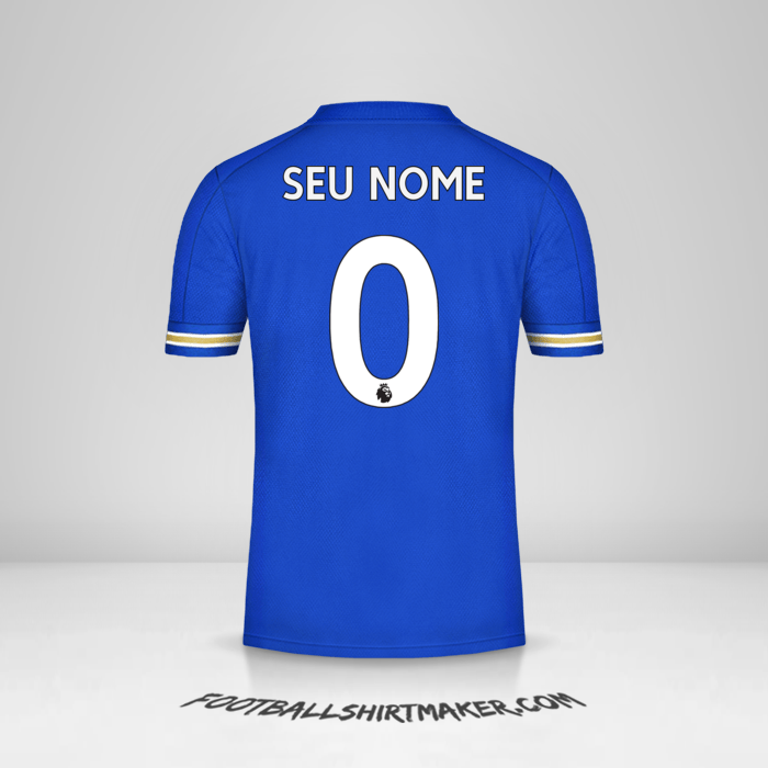 Camisa Leicester City FC 2020/21 -  seu nome - 0