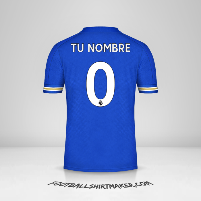 Camiseta Leicester City FC 2020/21 -  tu nombre - 0