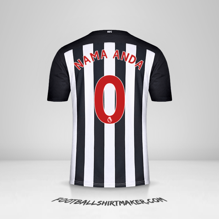 Jersey Newcastle United FC 2020/21 -  nama anda - 0