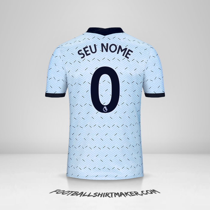 Camisa Chelsea 2020/21 II -  seu nome - 0