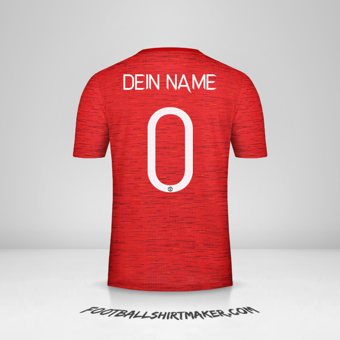 Trikot Manchester United 2020/21 Cup -  dein name - 0