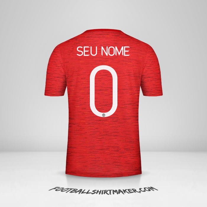 Camisa Manchester United 2020/21 Cup -  seu nome - 0