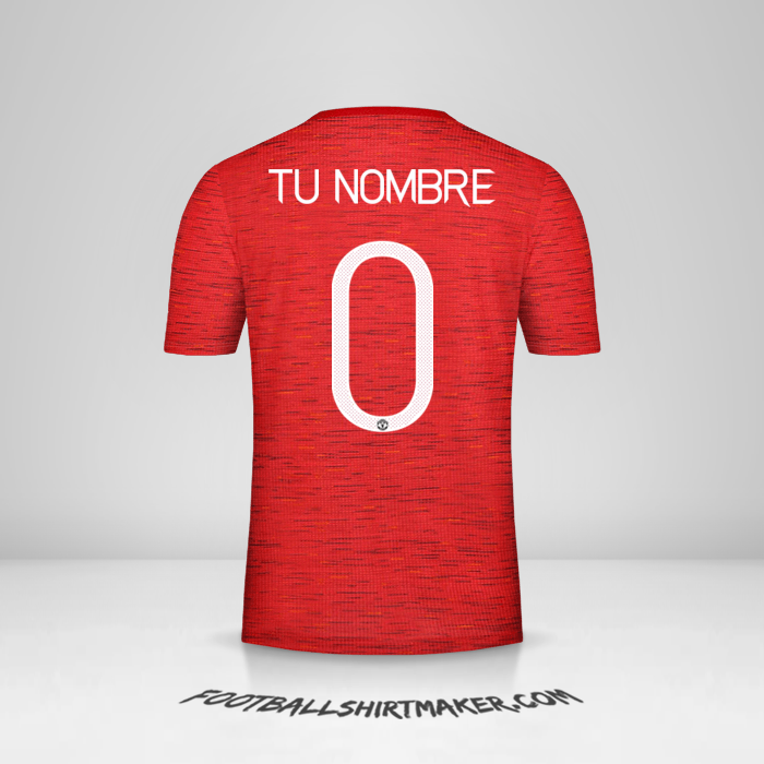 Camiseta Manchester United 2020/21 Cup -  tu nombre - 0