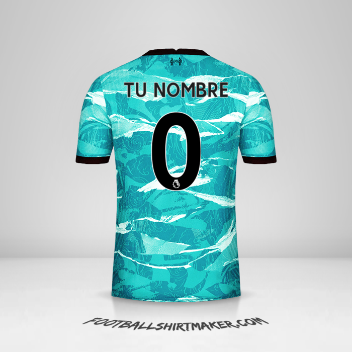 Camiseta Liverpool FC 2020/21 II -  tu nombre - 0