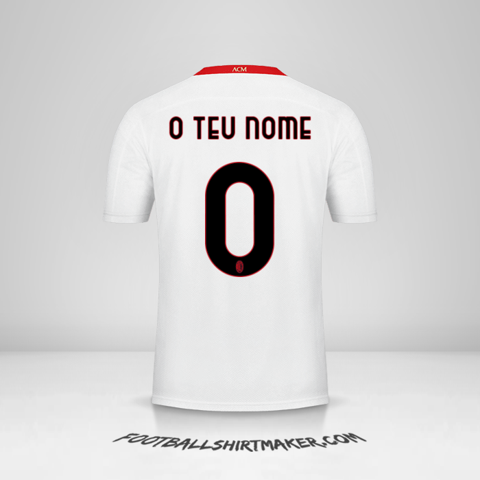 Camisola AC Milan 2020/21 II -  o teu nome - 0