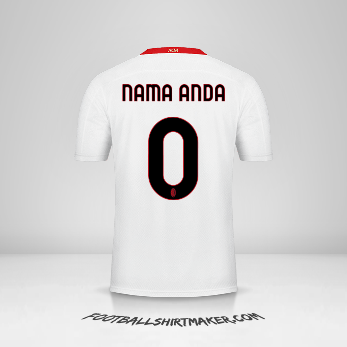 Jersey AC Milan 2020/21 II -  nama anda - 0