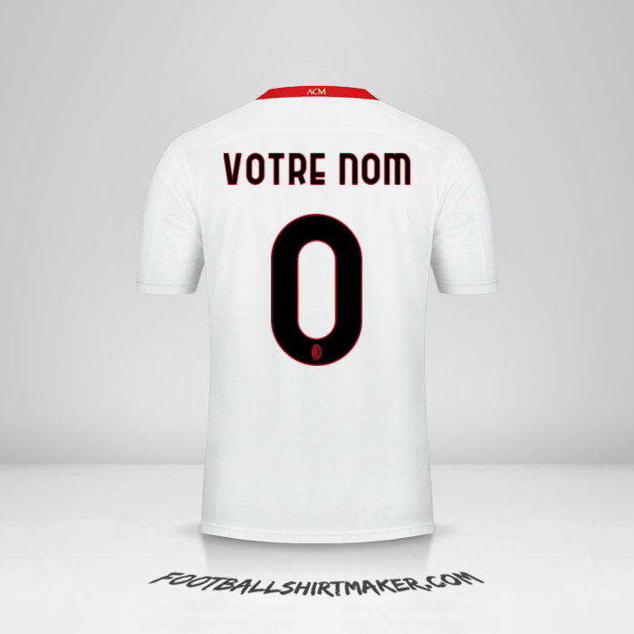 Maillot AC Milan 2020/21 II -  votre nom - 0