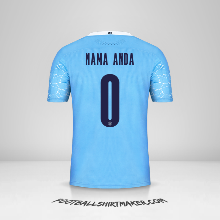 Jersey Manchester City 2020/21 Cup -  nama anda - 0