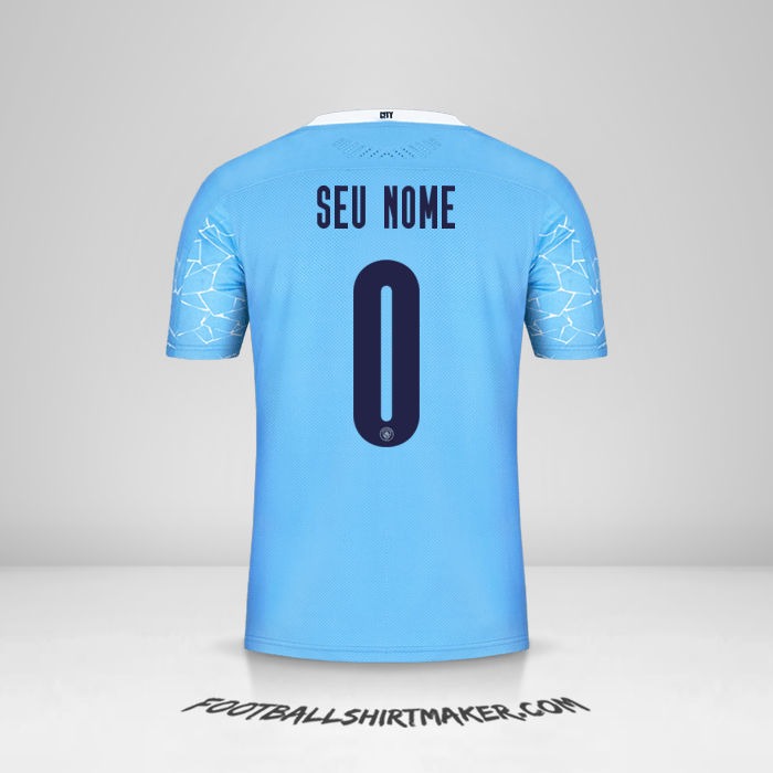 Camisa Manchester City 2020/21 Cup -  seu nome - 0