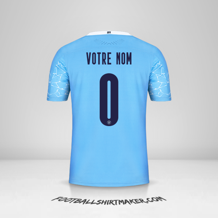 Maillot Manchester City 2020/21 Cup -  votre nom - 0