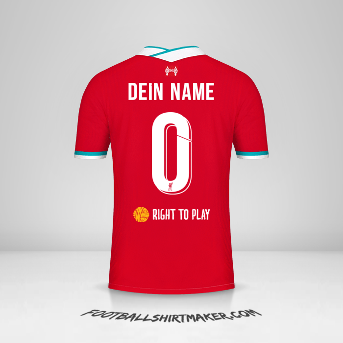 Trikot Liverpool FC 2020/21 Cup -  dein name - 0