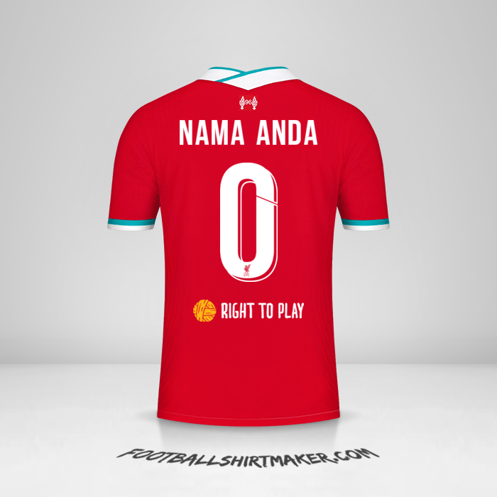 Jersey Liverpool FC 2020/21 Cup -  nama anda - 0