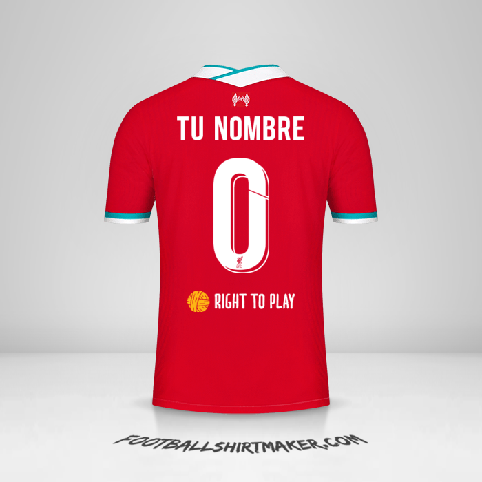 Jersey Liverpool FC 2020/21 Cup -  tu nombre - 0