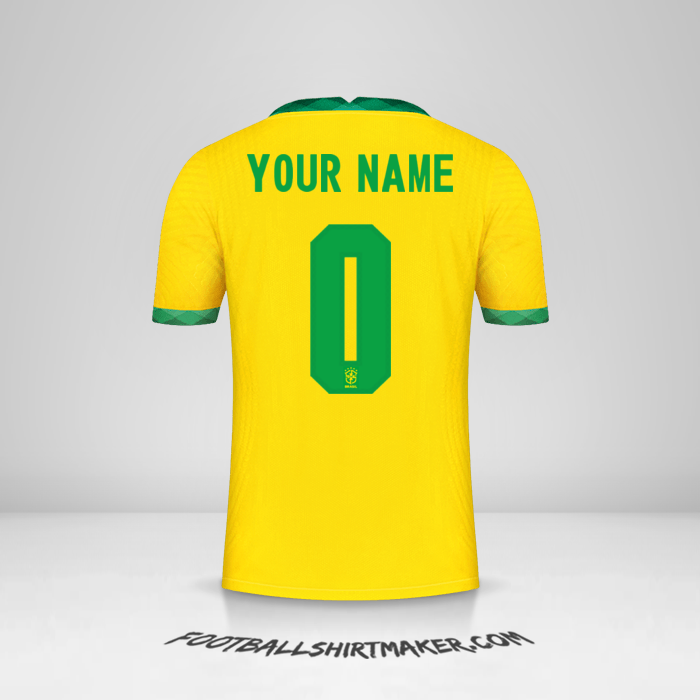 Jersey Brazil 2020/21 -  your name - 0