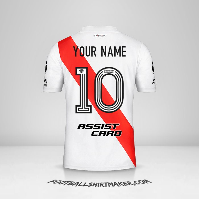 River Plate 2020/21 jersey number 10 your name