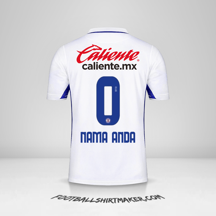 Jersey Cruz Azul 2020/21 II -  nama anda - 0