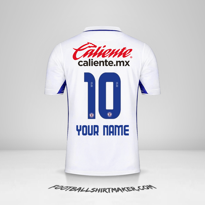 Cruz Azul 2020/21 II shirt number 10 your name