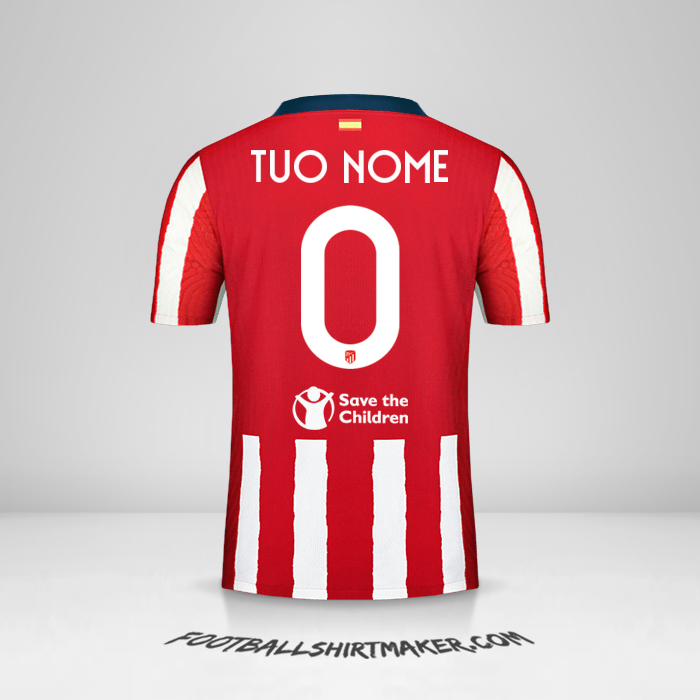 Maglia Atletico Madrid 2020/21 Cup -  tuo nome - 0
