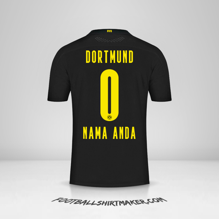 Jersey Borussia Dortmund 2020/21 II -  nama anda - 0