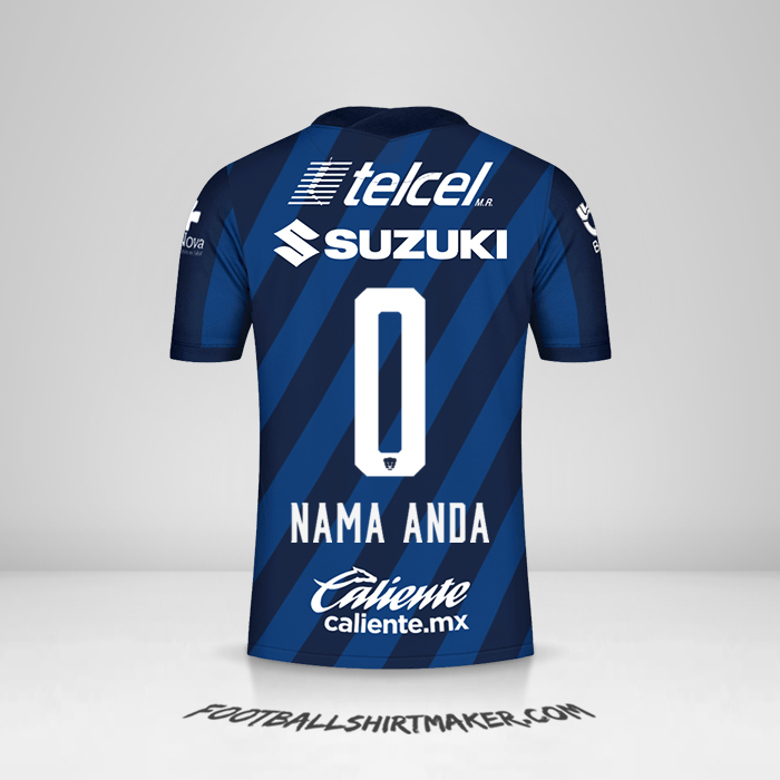 Jersey Pumas UNAM 2020/21 II -  nama anda - 0