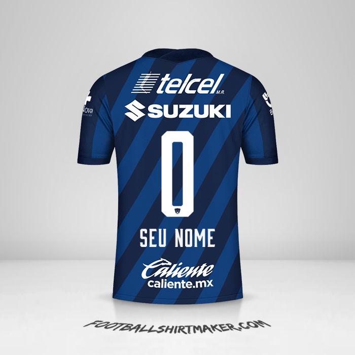 Camisa Pumas UNAM 2020/21 II -  seu nome - 0