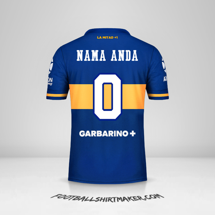 Jersey Boca Juniors 2020/21 -  nama anda - 0