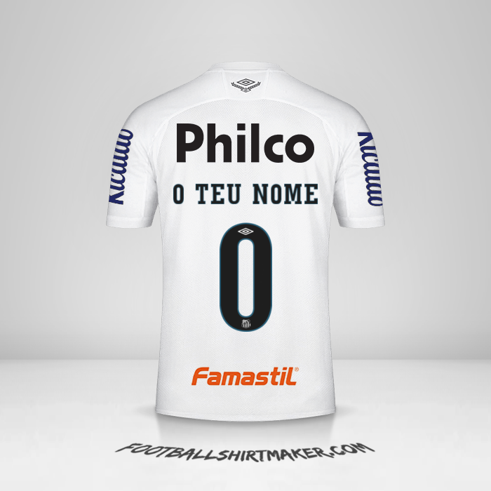 Camisola Santos FC Libertadores 2020 -  o teu nome - 0