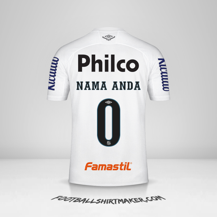 Jersey Santos FC Libertadores 2020 -  nama anda - 0