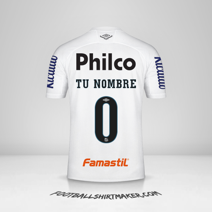 Camiseta Santos FC Libertadores 2020 número 0 tu nombre