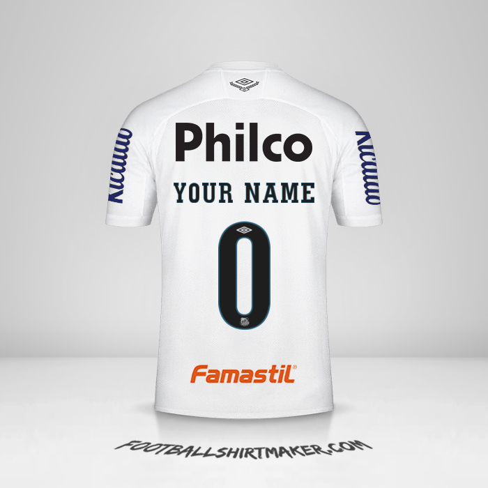 Santos FC Libertadores 2020 shirt number 0 your name