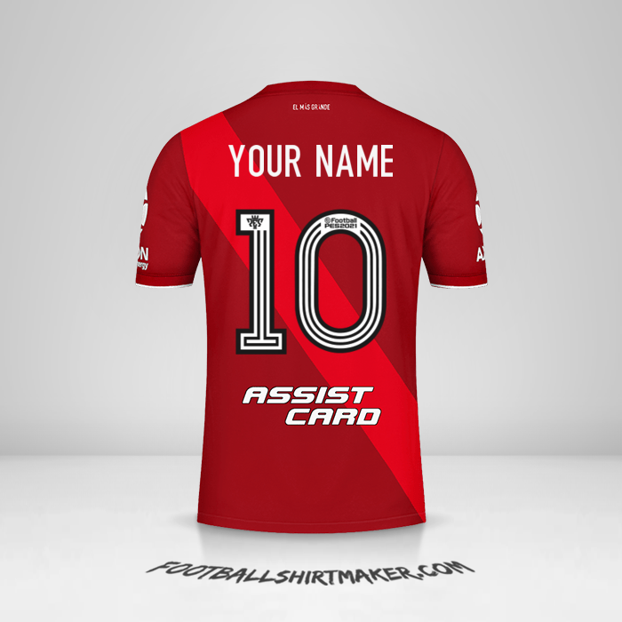 River Plate 2020/21 II shirt number 10 your name