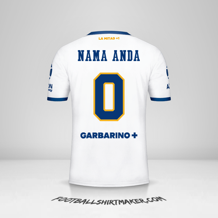 Jersey Boca Juniors 2020/21 II -  nama anda - 0