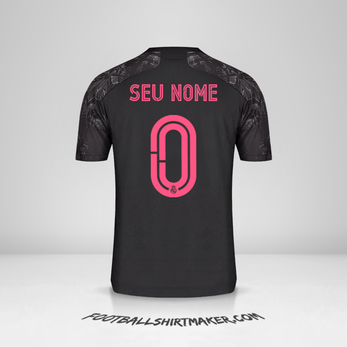 Camisa Real Madrid CF 2020/21 Cup III -  seu nome - 0