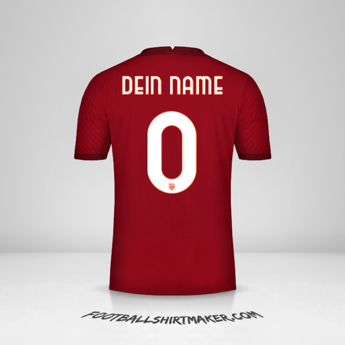 Trikot AS Roma 2020/21 Cup -  dein name - 0