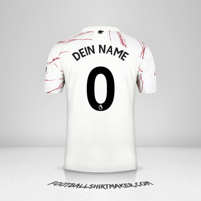 Trikot Arsenal 2020/21 II -  dein name - 0