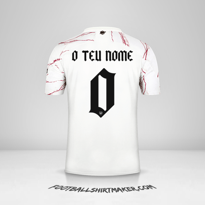 Camisola Arsenal 2020/21 Cup II -  o teu nome - 0